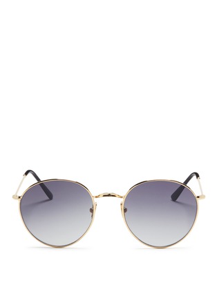 Main View - Click To Enlarge - SPEKTRE - 'P2' metal round sunglasses