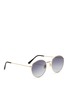 Figure View - Click To Enlarge - SPEKTRE - 'P2' metal round sunglasses