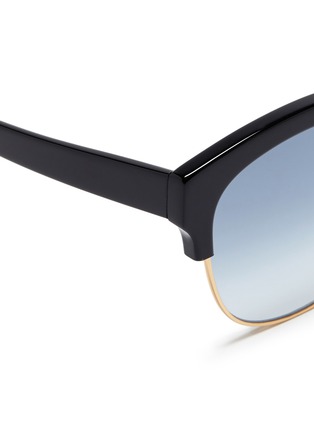 Detail View - Click To Enlarge - SPEKTRE - 'Skyfall' metal rim acetate browline sunglasses