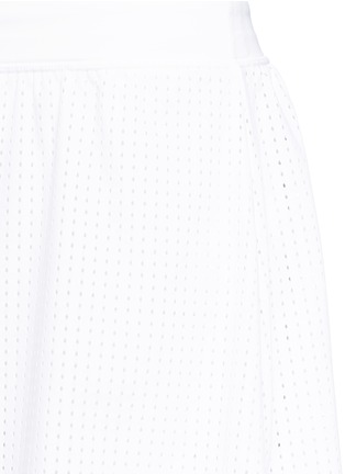 Detail View - Click To Enlarge - CALVIN KLEIN PERFORMANCE - Perforated performance shorts