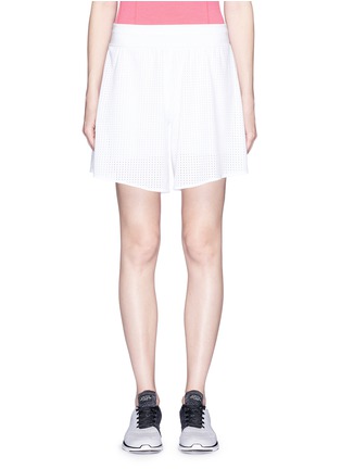 Main View - Click To Enlarge - CALVIN KLEIN PERFORMANCE - Perforated performance shorts