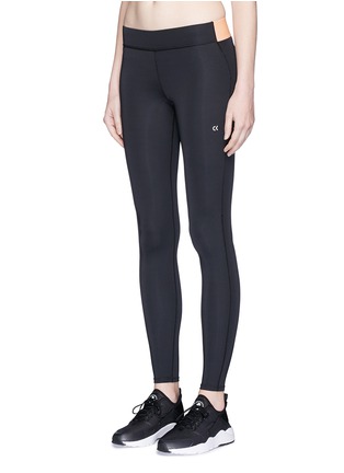 Front View - Click To Enlarge - CALVIN KLEIN PERFORMANCE - Logo band performance leggings