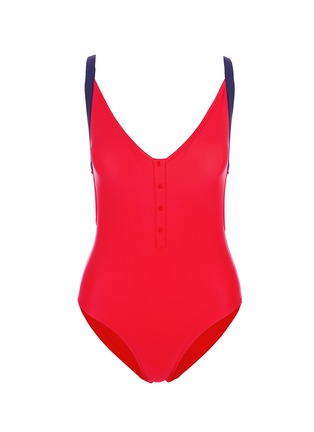 Main View - Click To Enlarge - RYE  - 'Vo-vo' open back one-piece swimsuit