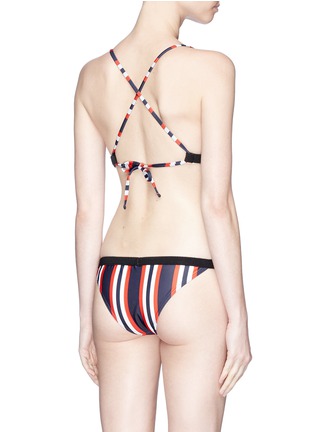 Back View - Click To Enlarge - RYE  - 'Bugs' stripe bikini bottoms