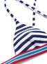 Detail View - Click To Enlarge - RYE  - 'Tango' stripe triangle bikini top