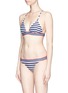 Figure View - Click To Enlarge - RYE  - 'Tango' stripe triangle bikini top