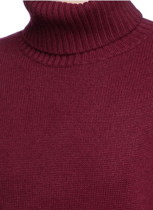Detail View - Click To Enlarge - CO - Flared sleeve wool-cashmere turtleneck sweater