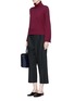 Figure View - Click To Enlarge - CO - Flared sleeve wool-cashmere turtleneck sweater