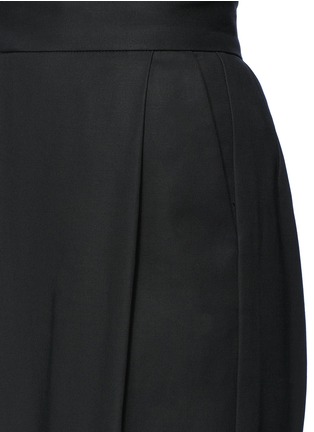 Detail View - Click To Enlarge - CO - 'Crossover' cotton wide leg pants