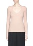 Main View - Click To Enlarge - CÉDRIC CHARLIER - Halterneck band rib sweater