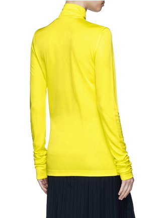 Back View - Click To Enlarge - CÉDRIC CHARLIER - Turtleneck jersey top