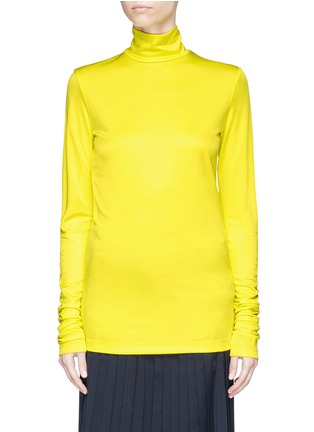 Main View - Click To Enlarge - CÉDRIC CHARLIER - Turtleneck jersey top