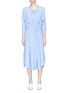 Main View - Click To Enlarge - CÉDRIC CHARLIER - Drawstring ruched ripstop dress