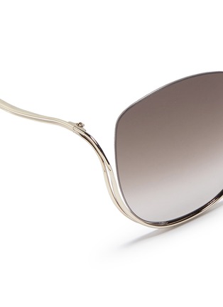Detail View - Click To Enlarge - CHLOÉ - 'Milla' butterfly sunglasses