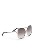 Figure View - Click To Enlarge - CHLOÉ - 'Milla' butterfly sunglasses