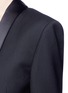 Detail View - Click To Enlarge - DION LEE - 'Evening' lapel halterneck tie split back blazer