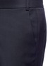 Detail View - Click To Enlarge - DION LEE - 'Evening' satin outseam cropped wool tuxedo pants