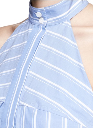 Detail View - Click To Enlarge - DION LEE - Sleeve release stripe shirt