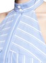 Detail View - Click To Enlarge - DION LEE - Sleeve release stripe shirt