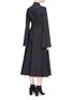 Back View - Click To Enlarge - ELLERY - 'Miz Mazzy' zip front long dress