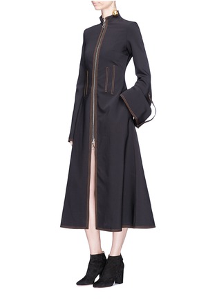 Figure View - Click To Enlarge - ELLERY - 'Miz Mazzy' zip front long dress