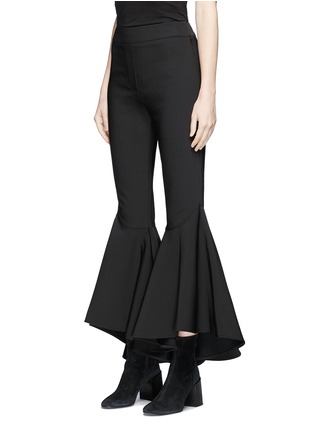 Front View - Click To Enlarge - ELLERY - 'Sinuous' cropped full flare suiting pants