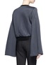 Back View - Click To Enlarge - ELLERY - 'Immortal' flared sleeve cropped sweatshirt