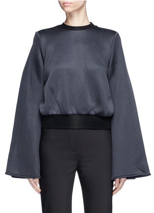 Main View - Click To Enlarge - ELLERY - 'Immortal' flared sleeve cropped sweatshirt