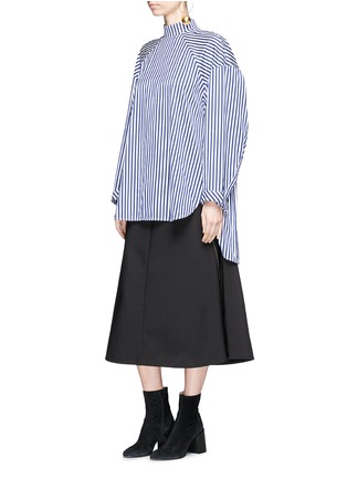 Figure View - Click To Enlarge - ELLERY - 'Treble' cocoon sleeve stripe cotton poplin shirt
