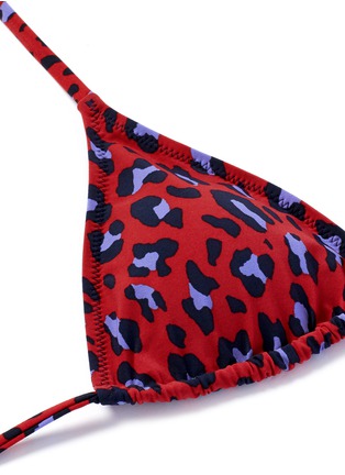 Detail View - Click To Enlarge - STELLA MCCARTNEY - 'Animal' leopard print triangle bikini top