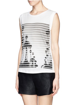 Front View - Click To Enlarge - J.CREW - Photo stripe tank