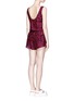 Back View - Click To Enlarge - STELLA MCCARTNEY - 'Animal' leopard print cotton-silk rompers