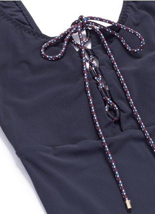 Detail View - Click To Enlarge - STELLA MCCARTNEY - 'Lacing' one-piece swimsuit