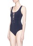 Figure View - Click To Enlarge - STELLA MCCARTNEY - 'Lacing' one-piece swimsuit