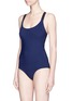 Figure View - Click To Enlarge - 73316 - 'Teddy' reversible crisscross back one-piece swimsuit