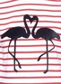 Detail View - Click To Enlarge - ÊTRE CÉCILE - Flamingo print Breton stripe T-shirt
