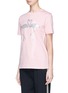 Front View - Click To Enlarge - ÊTRE CÉCILE - Glitter flamingo print T-shirt