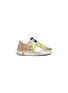 Main View - Click To Enlarge - GOLDEN GOOSE - 'Superstar' glitter coated calfskin leather kids sneakers