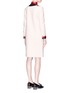 Back View - Click To Enlarge - GUCCI - GG pearl button grosgrain ribbon wool coat