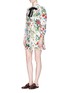 Figure View - Click To Enlarge - GUCCI - Flora snake print shirt dress