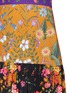 Detail View - Click To Enlarge - GUCCI - Tiger Face patchwork print crepe dress