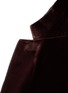 Detail View - Click To Enlarge - ARMANI COLLEZIONI - Diamond check lapel velvet tuxedo jacket
