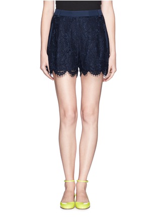 Main View - Click To Enlarge - WHISTLES - 'Holly' floral lace shorts