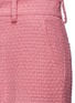 Detail View - Click To Enlarge - GUCCI - Fold cuff tweed Bermuda shorts