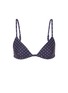 Main View - Click To Enlarge - MATTEAU - 'The Petite Triangle' polka dot bikini top