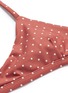 Detail View - Click To Enlarge - MATTEAU - 'The Tri Crop' polka dot bikini top