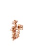 Detail View - Click To Enlarge - ANYALLERIE - 'Bumble Bee' diamond gemstone 18k rose gold mismatched earrings