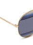 Detail View - Click To Enlarge - DIOR - 'Dior Split 1' inset gradient metal aviator sunglasses
