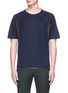 Main View - Click To Enlarge - KOLOR - Contrast panel T-shirt