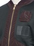 Detail View - Click To Enlarge - KOLOR - Contrast panel jersey bomber jacket
